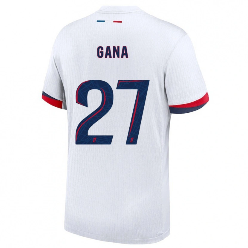 Danxen Herren Idrissa Gana Gueye #27 Weiß Rot Auswärtstrikot Trikot 2025/26 T-Shirt Österreich