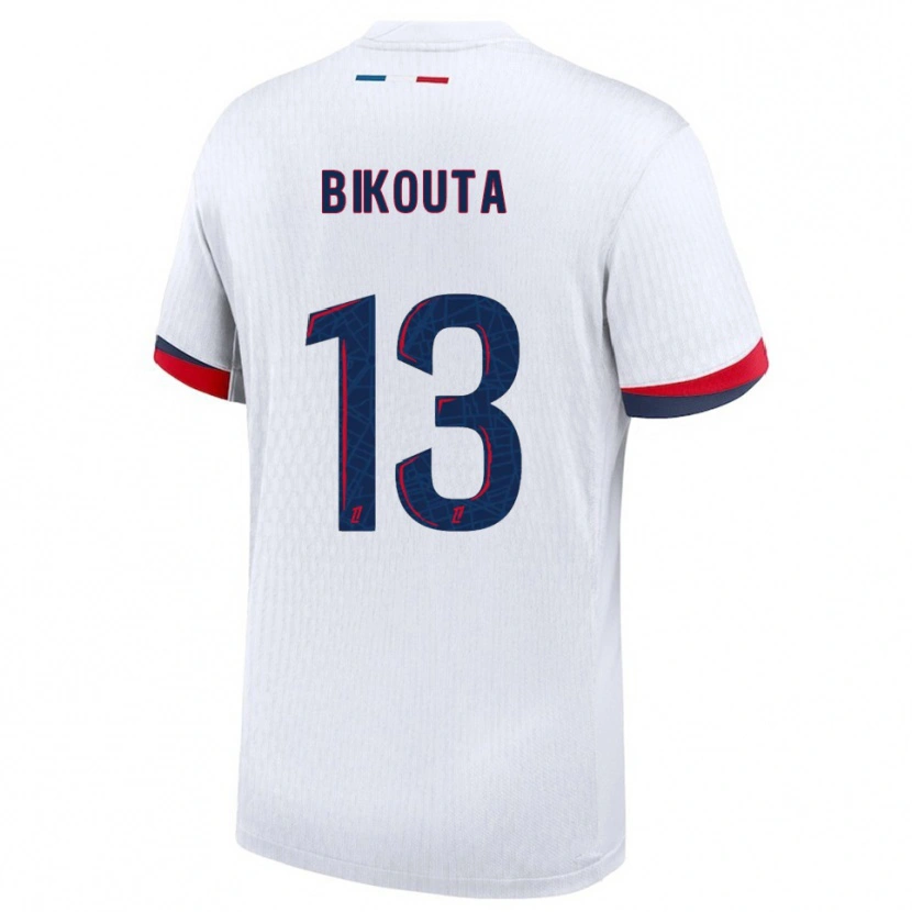 Danxen Herren Dan-Patrice Bikouta #13 Weiß Rot Auswärtstrikot Trikot 2025/26 T-Shirt Österreich