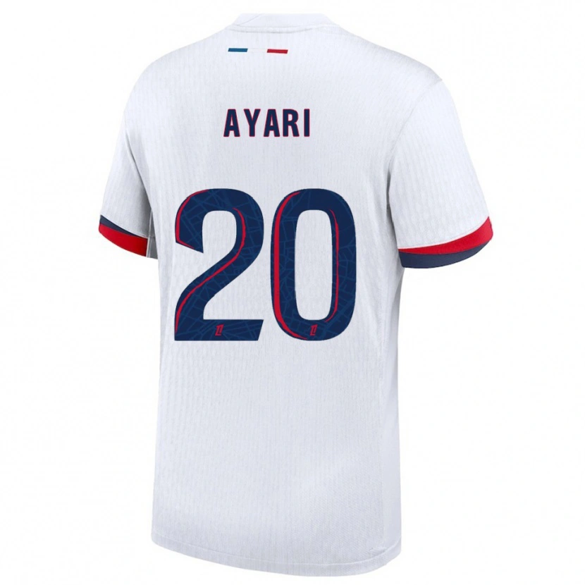 Danxen Herren Adam Ayari #20 Weiß Rot Auswärtstrikot Trikot 2025/26 T-Shirt Österreich