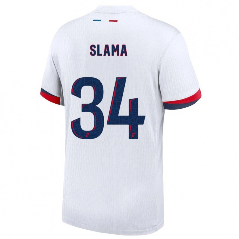 Danxen Herren Wassim Slama #34 Weiß Rot Auswärtstrikot Trikot 2025/26 T-Shirt Österreich