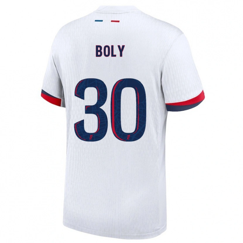 Danxen Herren David Boly #30 Weiß Rot Auswärtstrikot Trikot 2025/26 T-Shirt Österreich