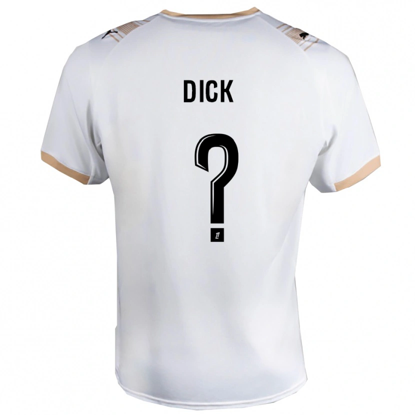 Danxen Herren Livingstone Dick #0 Weiß Schwarz Auswärtstrikot Trikot 2025/26 T-Shirt Österreich
