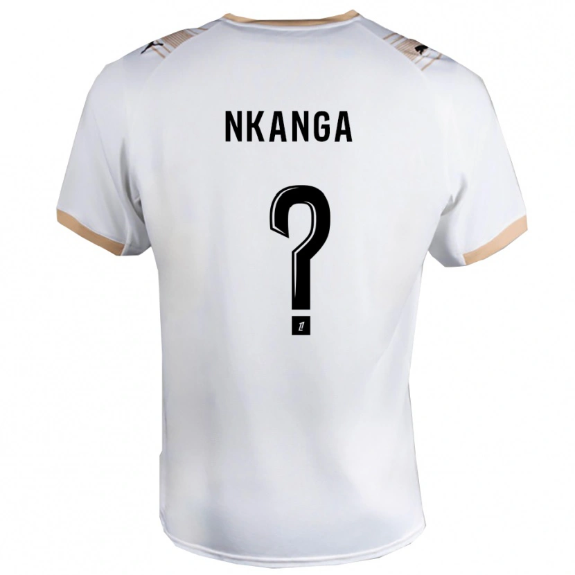 Danxen Herren Dayvin Nkanga #0 Weiß Schwarz Auswärtstrikot Trikot 2025/26 T-Shirt Österreich