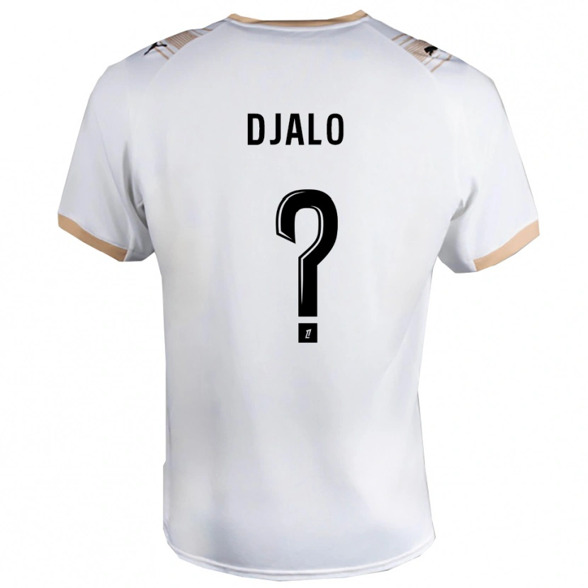 Danxen Herren Mamadu Djaló #0 Weiß Schwarz Auswärtstrikot Trikot 2025/26 T-Shirt Österreich