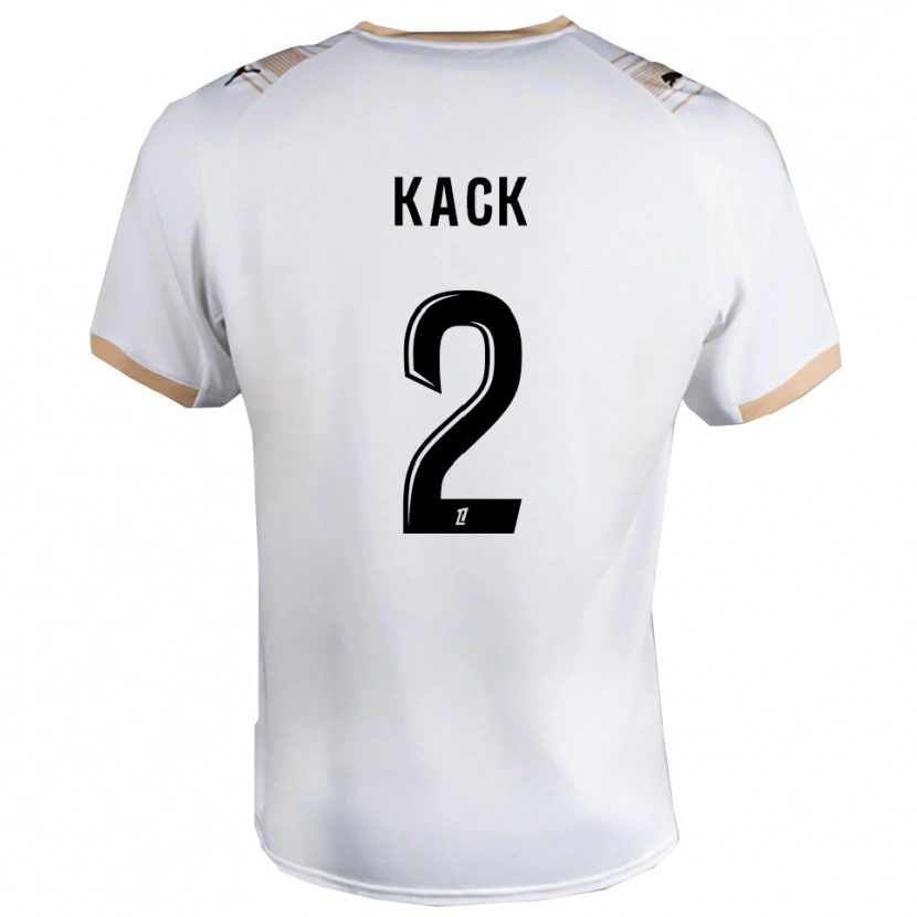 Danxen Herren Mathilde Kack #2 Weiß Schwarz Auswärtstrikot Trikot 2025/26 T-Shirt Österreich