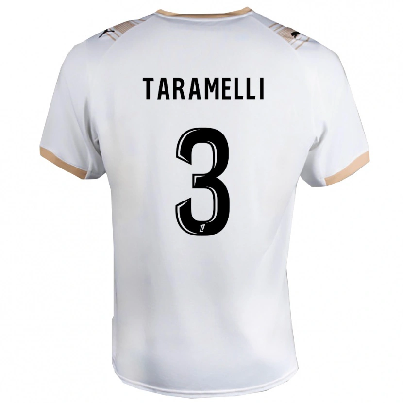 Danxen Herren Valentin Taramelli #3 Weiß Schwarz Auswärtstrikot Trikot 2025/26 T-Shirt Österreich