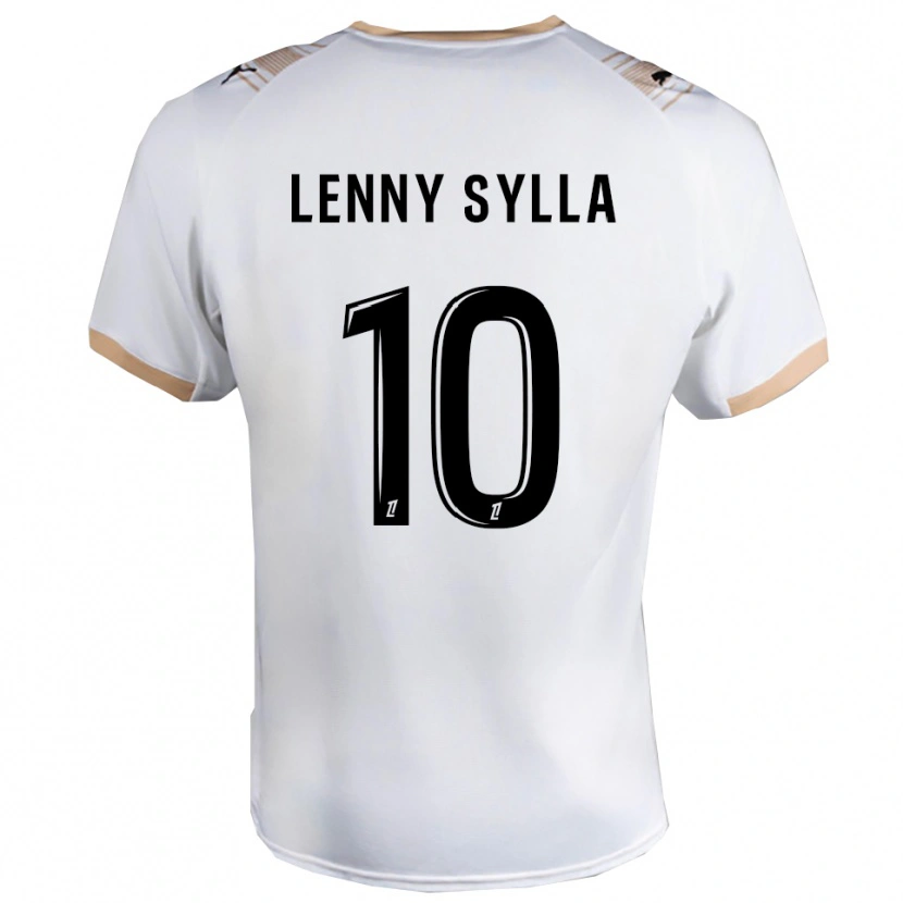 Danxen Herren Lenny Sylla #10 Weiß Schwarz Auswärtstrikot Trikot 2025/26 T-Shirt Österreich