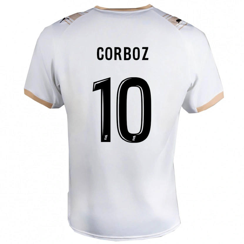 Danxen Herren Rachel Corboz #10 Weiß Schwarz Auswärtstrikot Trikot 2025/26 T-Shirt Österreich