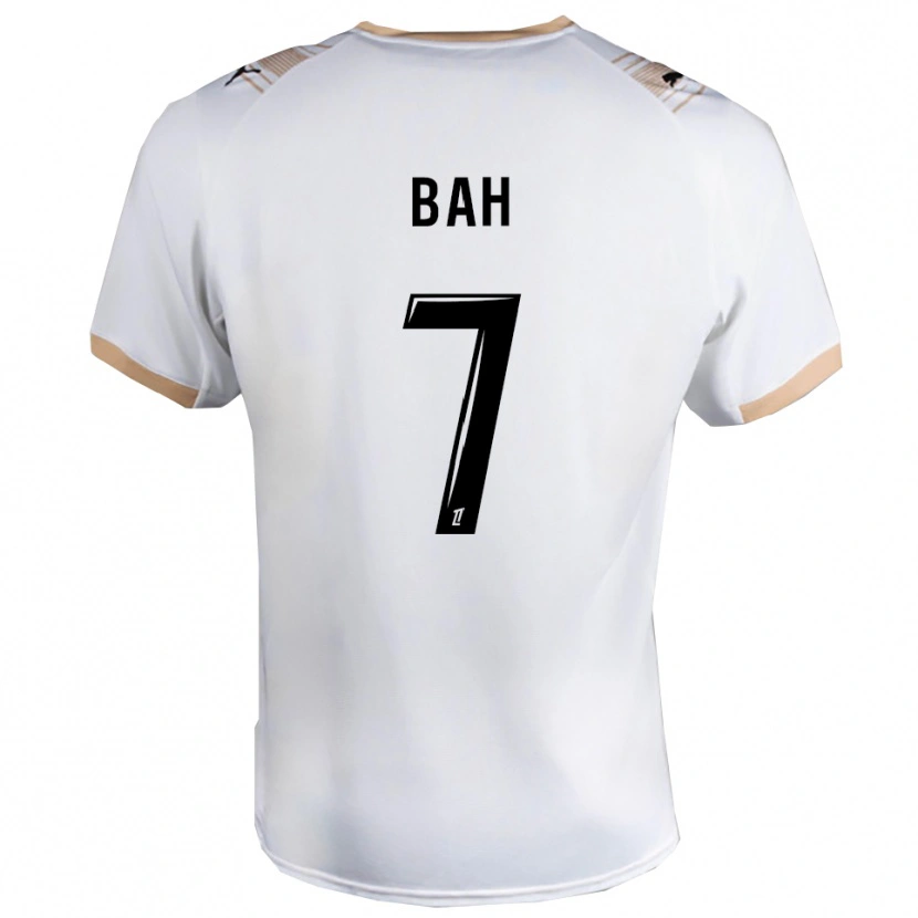 Danxen Herren Therno Bah #7 Weiß Schwarz Auswärtstrikot Trikot 2025/26 T-Shirt Österreich