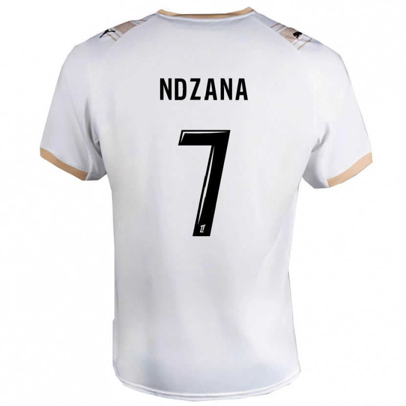 Danxen Herren Colette Ndzana #7 Weiß Schwarz Auswärtstrikot Trikot 2025/26 T-Shirt Österreich