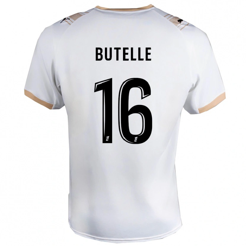 Danxen Herren Ludovic Butelle #16 Weiß Schwarz Auswärtstrikot Trikot 2025/26 T-Shirt Österreich