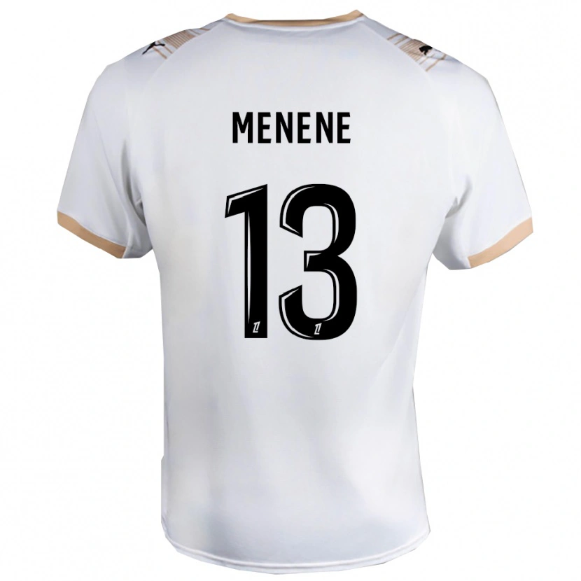 Danxen Herren Meyong Menene #13 Weiß Schwarz Auswärtstrikot Trikot 2025/26 T-Shirt Österreich