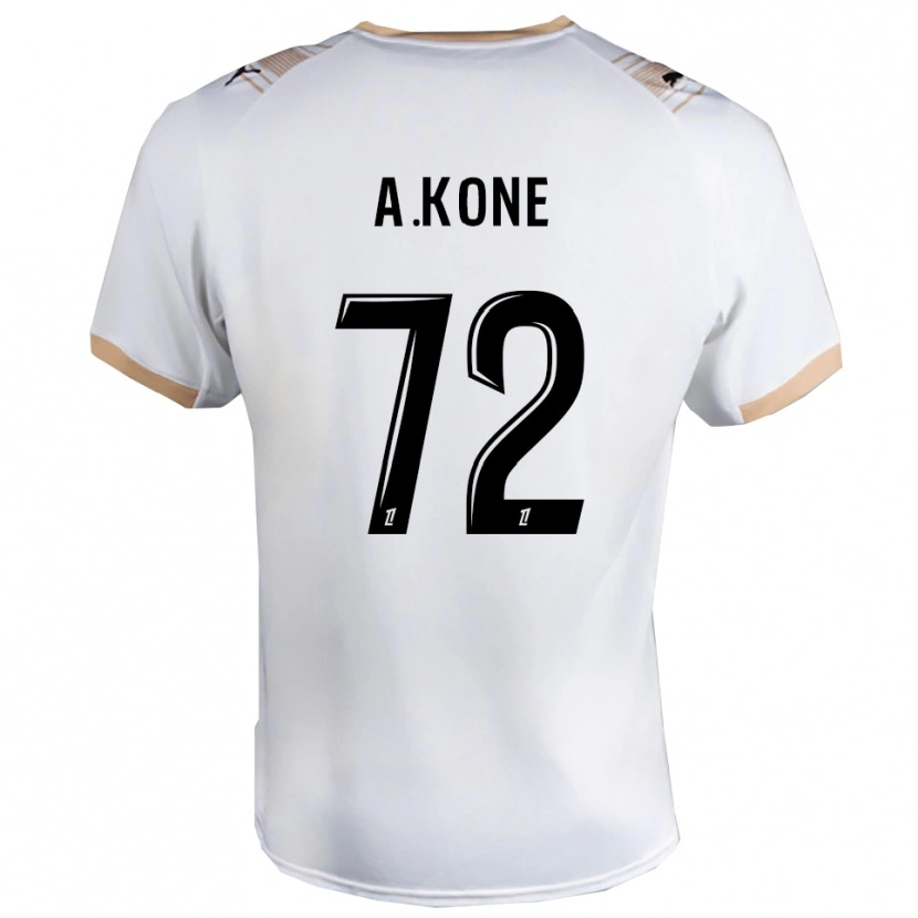 Danxen Herren Amadou Koné #72 Weiß Schwarz Auswärtstrikot Trikot 2025/26 T-Shirt Österreich