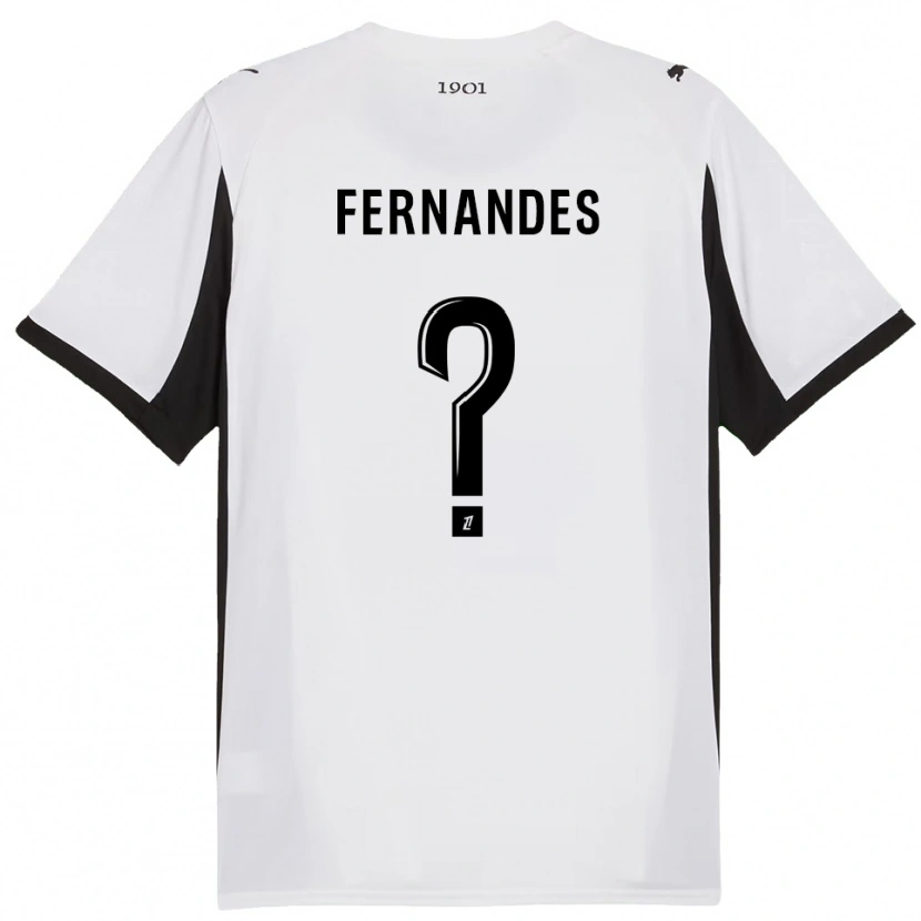 Danxen Herren Alexis Fernandes #0 Weiß Schwarz Auswärtstrikot Trikot 2025/26 T-Shirt Österreich