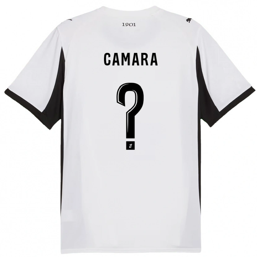Danxen Herren Yaya Camara #0 Weiß Schwarz Auswärtstrikot Trikot 2025/26 T-Shirt Österreich