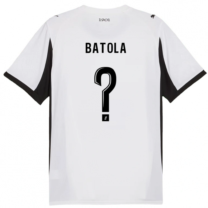 Danxen Herren Yann Batola #0 Weiß Schwarz Auswärtstrikot Trikot 2025/26 T-Shirt Österreich