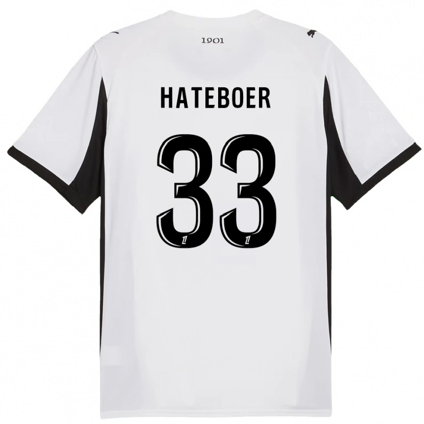 Danxen Herren Hans Hateboer #33 Weiß Schwarz Auswärtstrikot Trikot 2025/26 T-Shirt Österreich