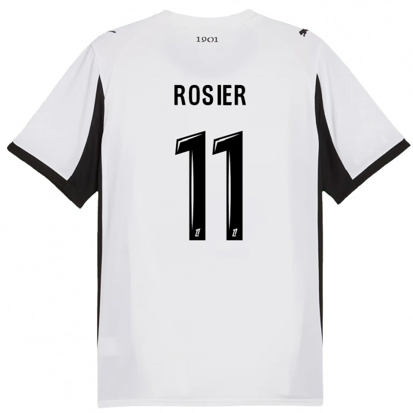 Danxen Herren Lucas Rosier #11 Weiß Schwarz Auswärtstrikot Trikot 2025/26 T-Shirt Österreich