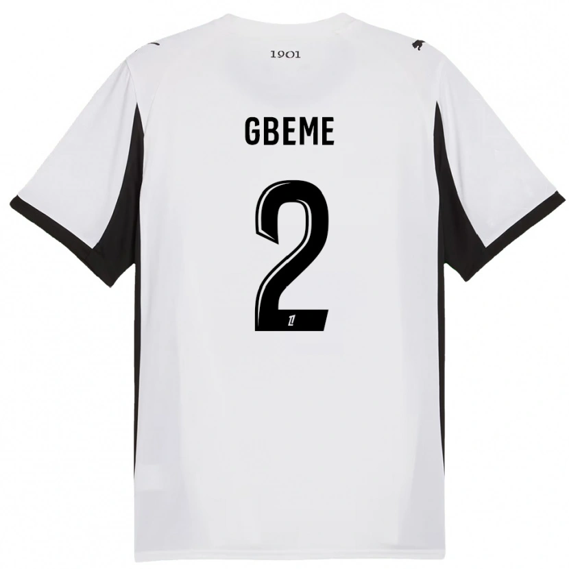 Danxen Herren Mervin Gbeme #2 Weiß Schwarz Auswärtstrikot Trikot 2025/26 T-Shirt Österreich