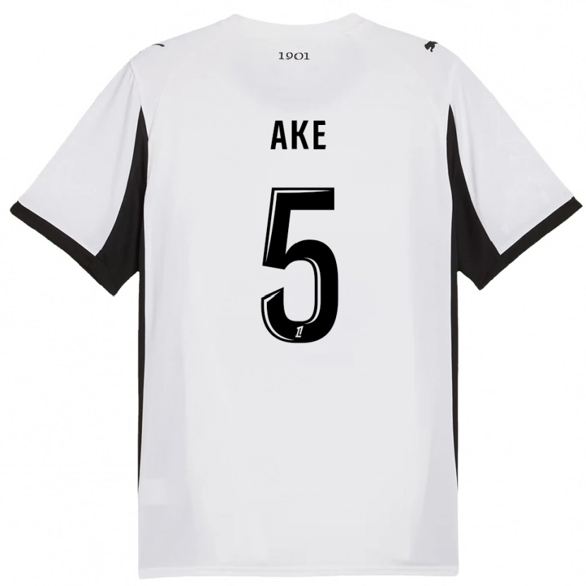 Danxen Herren Junior Ake #5 Weiß Schwarz Auswärtstrikot Trikot 2025/26 T-Shirt Österreich