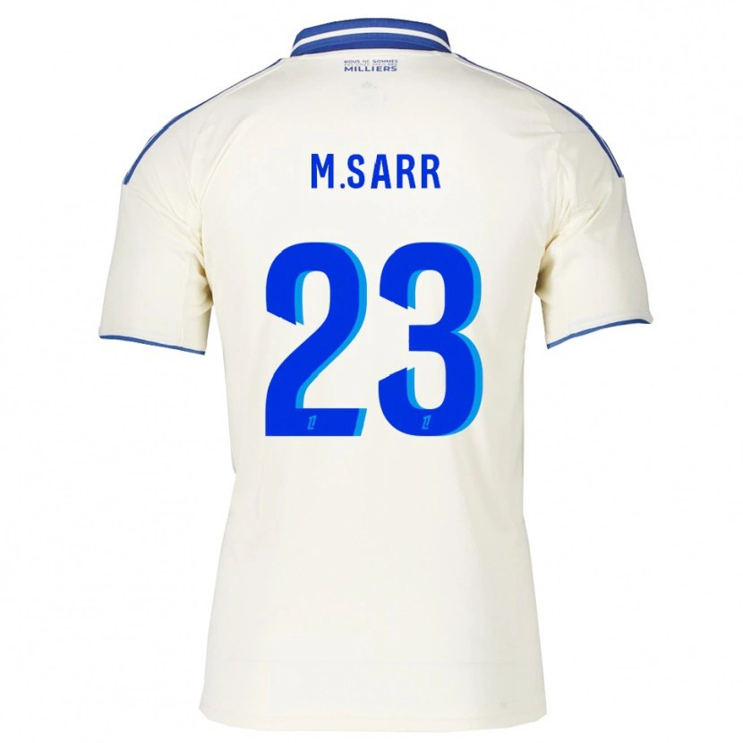 Danxen Herren Mamadou Sarr #23 Champagner Blau Auswärtstrikot Trikot 2025/26 T-Shirt Österreich