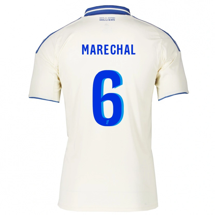 Danxen Herren Max Maréchal #6 Champagner Blau Auswärtstrikot Trikot 2025/26 T-Shirt Österreich