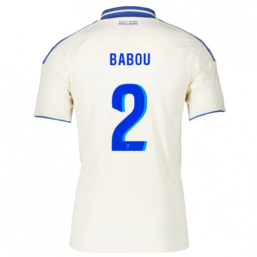 Danxen Herren Marème Babou #2 Champagner Blau Auswärtstrikot Trikot 2025/26 T-Shirt Österreich