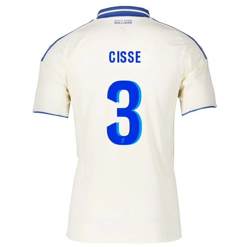 Danxen Herren Louis Cisse #3 Champagner Blau Auswärtstrikot Trikot 2025/26 T-Shirt Österreich