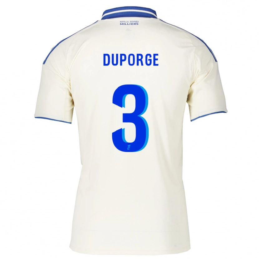 Danxen Herren Morgane Duporge #3 Champagner Blau Auswärtstrikot Trikot 2025/26 T-Shirt Österreich