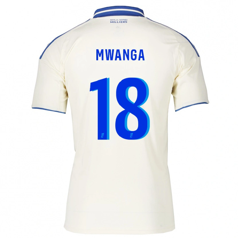 Danxen Herren Junior Mwanga #18 Champagner Blau Auswärtstrikot Trikot 2025/26 T-Shirt Österreich