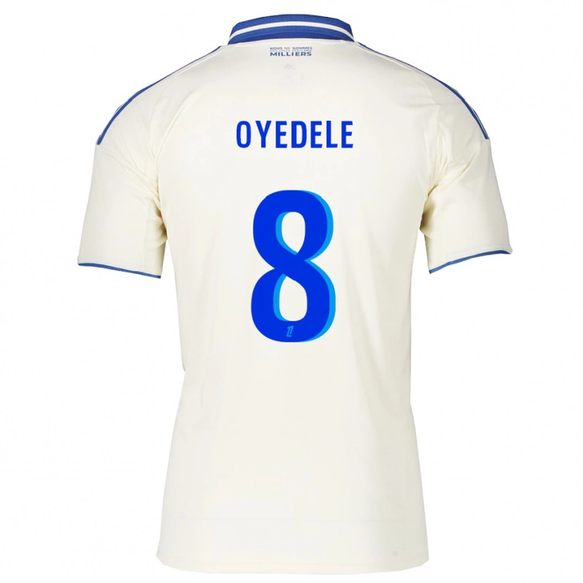 Danxen Herren Maxi Oyedele #8 Champagner Blau Auswärtstrikot Trikot 2025/26 T-Shirt Österreich
