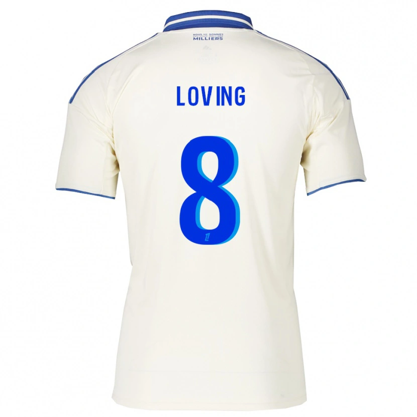 Danxen Herren Emma Loving #8 Champagner Blau Auswärtstrikot Trikot 2025/26 T-Shirt Österreich