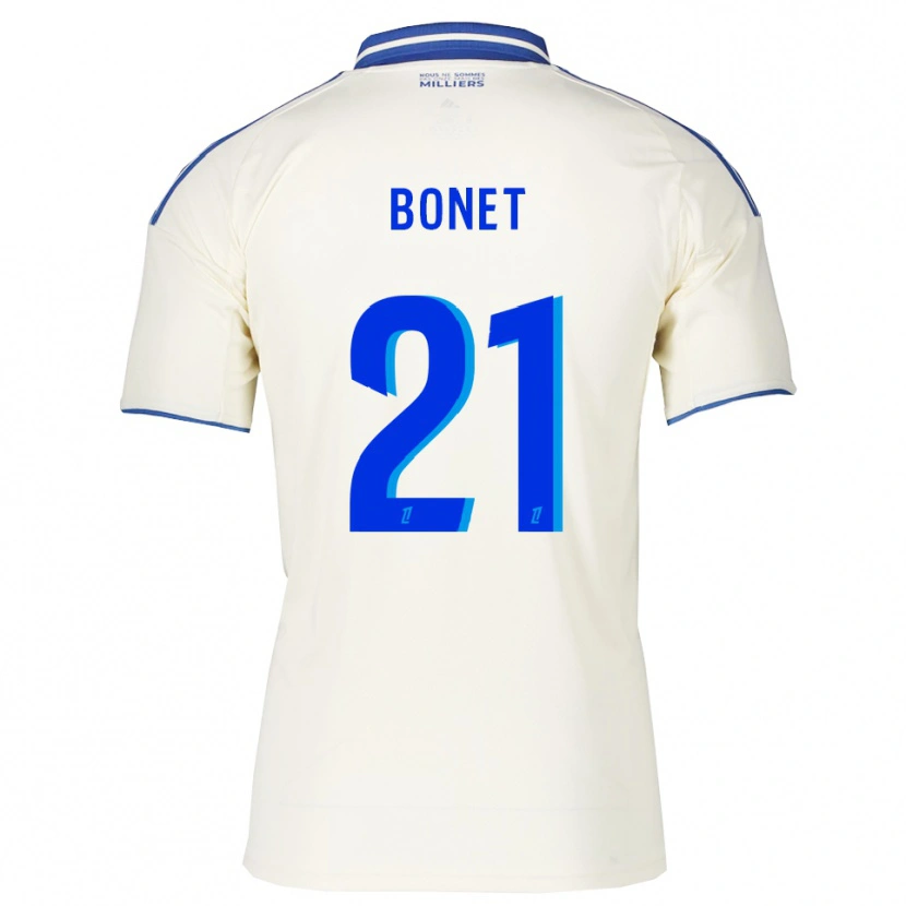 Danxen Herren Élise Bonet #21 Champagner Blau Auswärtstrikot Trikot 2025/26 T-Shirt Österreich
