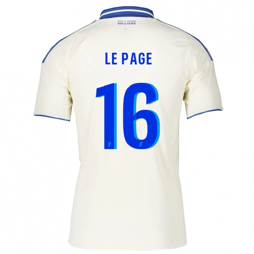 Danxen Herren Manon Le Page #16 Champagner Blau Auswärtstrikot Trikot 2025/26 T-Shirt Österreich