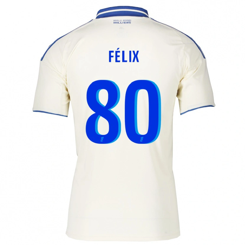 Danxen Herren Félix Lemaréchal #80 Champagner Blau Auswärtstrikot Trikot 2025/26 T-Shirt Österreich