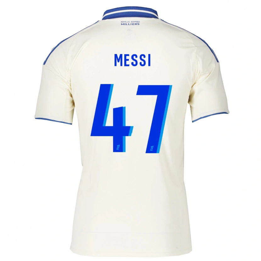 Danxen Herren Rayane Messi #47 Champagner Blau Auswärtstrikot Trikot 2025/26 T-Shirt Österreich