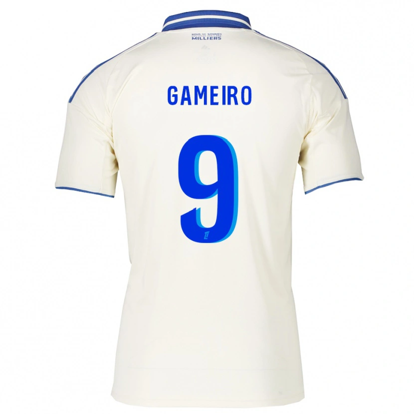 Danxen Herren Kévin Gameiro #9 Champagner Blau Auswärtstrikot Trikot 2025/26 T-Shirt Österreich