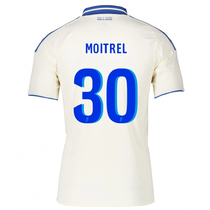 Danxen Herren Pauline Moitrel #30 Champagner Blau Auswärtstrikot Trikot 2025/26 T-Shirt Österreich