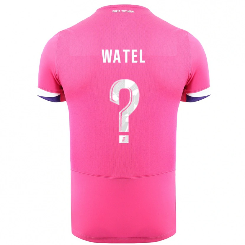 Danxen Herren Kylian Watel #0 Rosa Weiß Auswärtstrikot Trikot 2025/26 T-Shirt Österreich