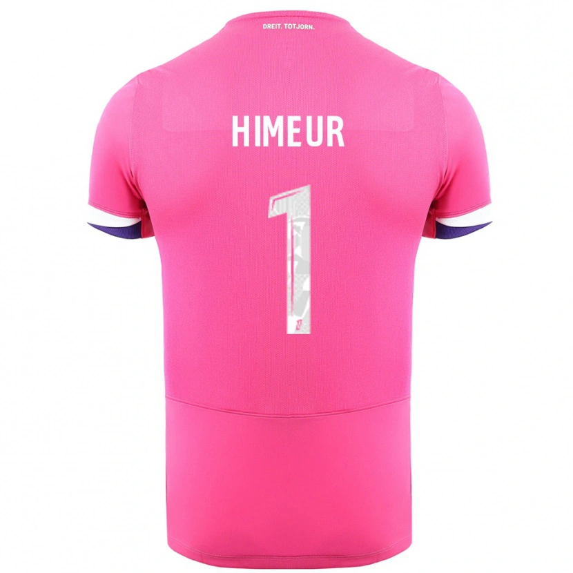 Danxen Herren Thomas Himeur #1 Rosa Weiß Auswärtstrikot Trikot 2025/26 T-Shirt Österreich
