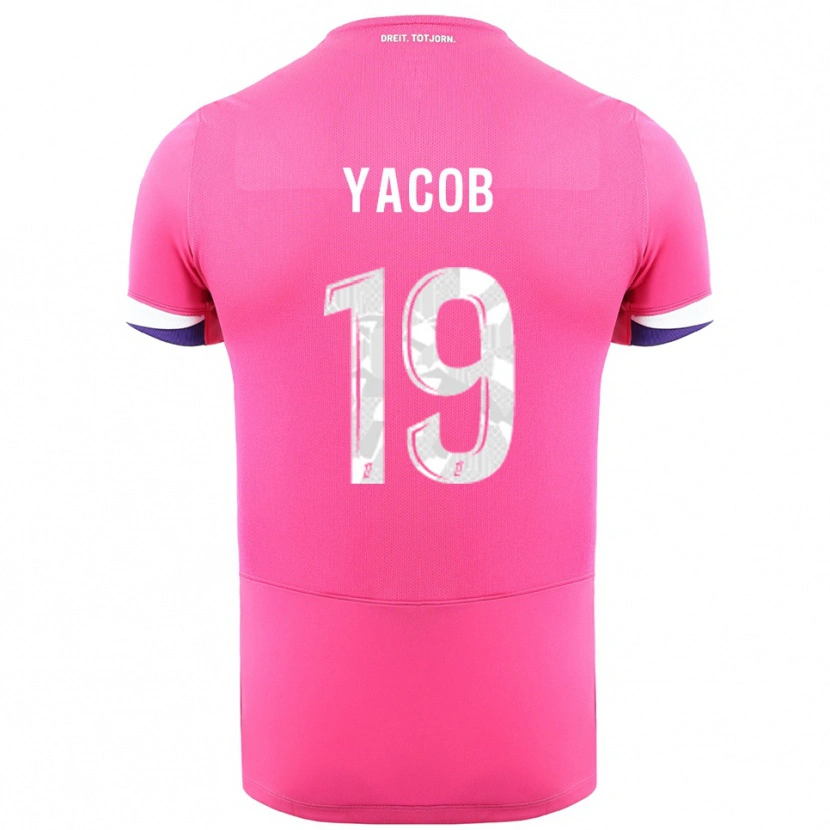 Danxen Herren Ilana Yacob #19 Rosa Weiß Auswärtstrikot Trikot 2025/26 T-Shirt Österreich