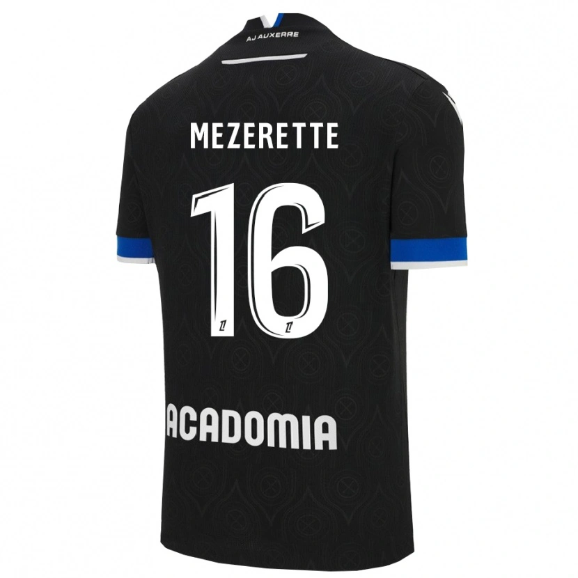Danxen Herren Louis Mezerette #16 Schwarz Weiß Auswärtstrikot Trikot 2025/26 T-Shirt Österreich