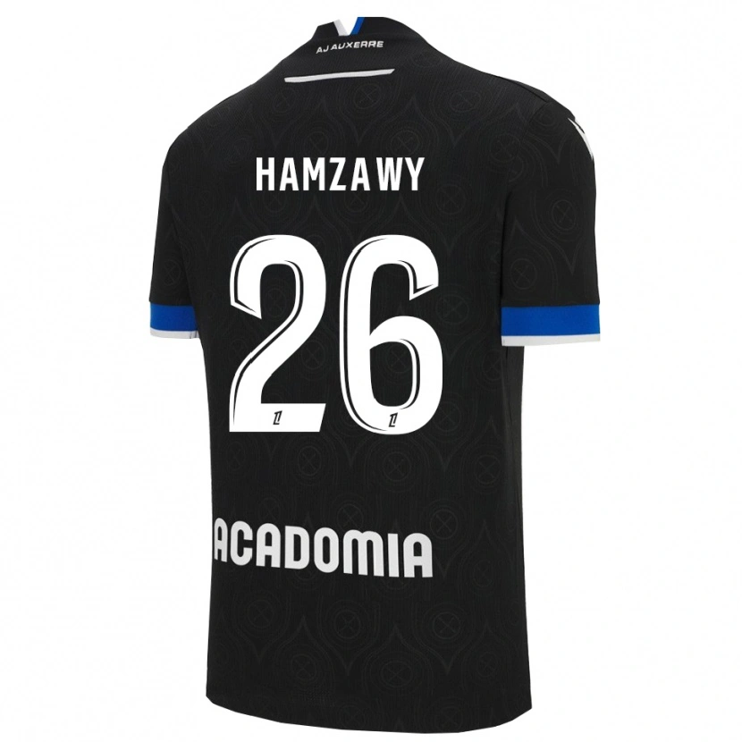 Danxen Herren Radwan Hamzawy #26 Schwarz Weiß Auswärtstrikot Trikot 2025/26 T-Shirt Österreich