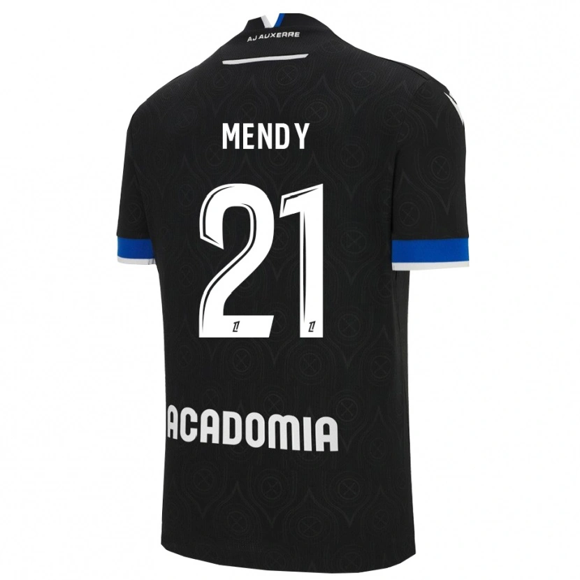 Danxen Herren Tony Mendy #21 Schwarz Weiß Auswärtstrikot Trikot 2025/26 T-Shirt Österreich