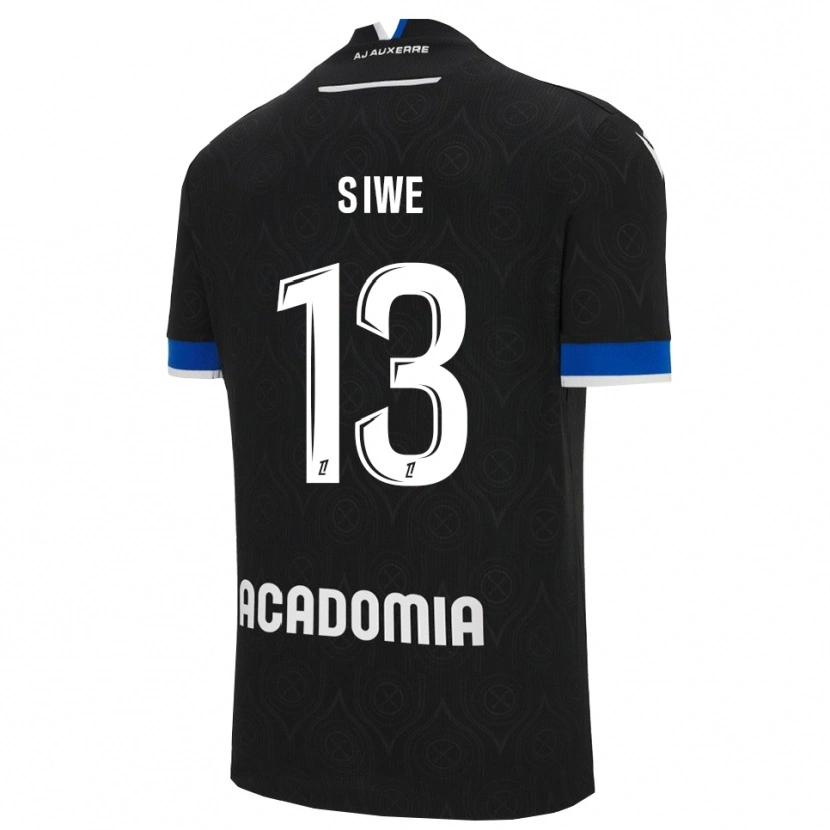 Danxen Herren Telli Siwe #13 Schwarz Weiß Auswärtstrikot Trikot 2025/26 T-Shirt Österreich