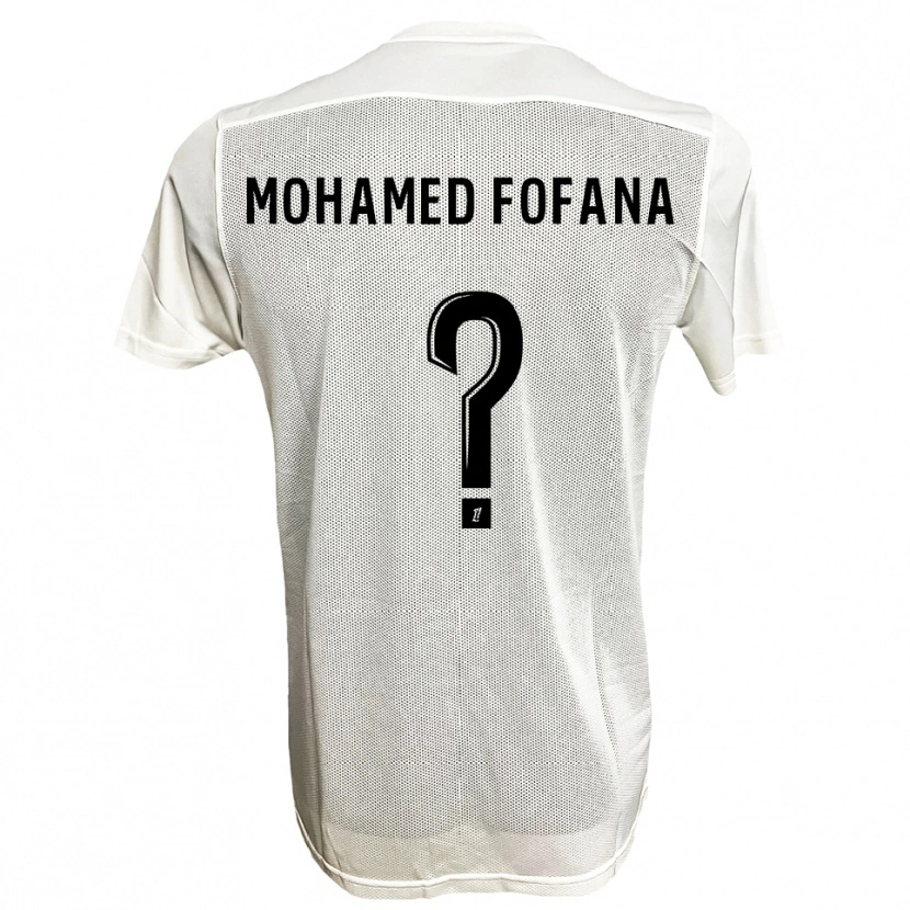 Danxen Herren Yanis Mohamed Fofana #0 Schwarz Weiß Auswärtstrikot Trikot 2025/26 T-Shirt Österreich