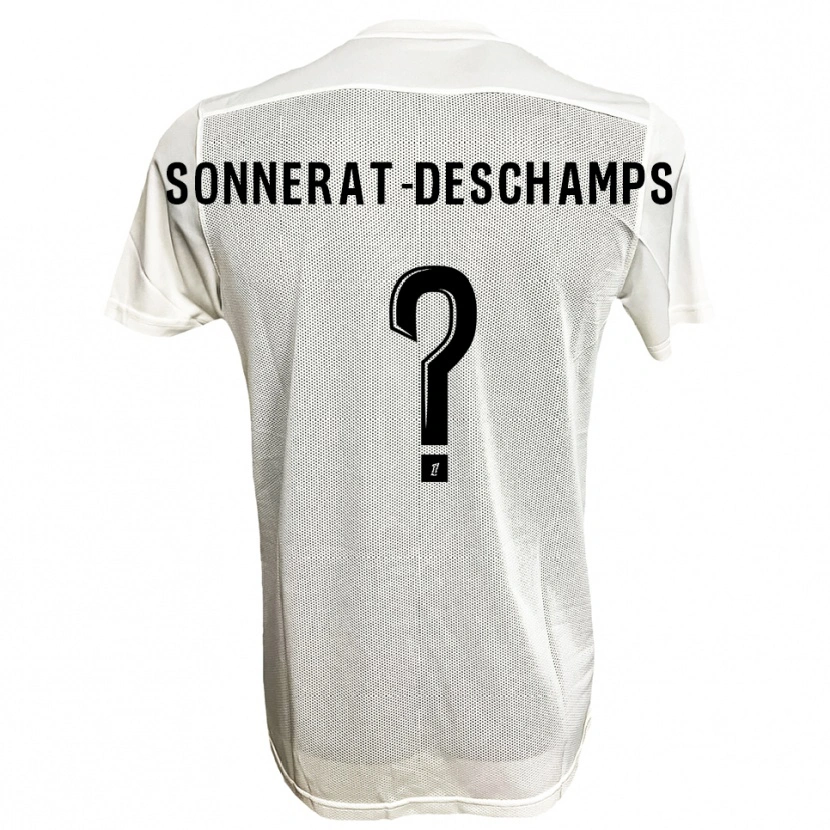 Danxen Herren Nattio Sonnerat-Deschamps #0 Schwarz Weiß Auswärtstrikot Trikot 2025/26 T-Shirt Österreich