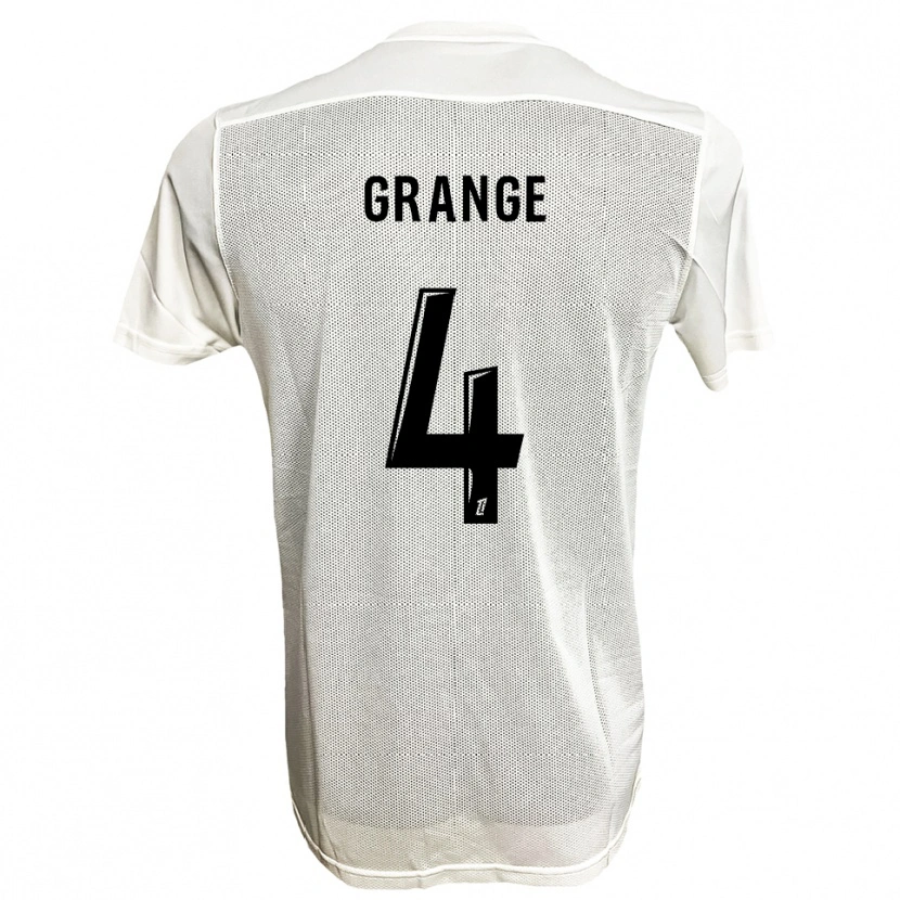 Danxen Herren Moussa Grange #4 Schwarz Weiß Auswärtstrikot Trikot 2025/26 T-Shirt Österreich
