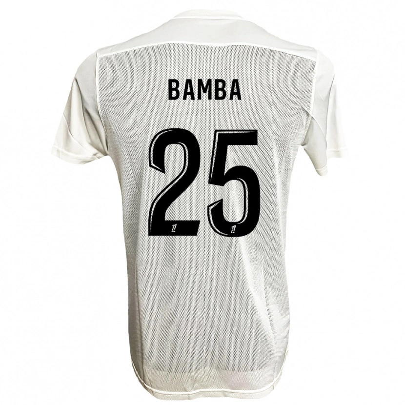 Danxen Herren Abdoulaye Bamba #25 Schwarz Weiß Auswärtstrikot Trikot 2025/26 T-Shirt Österreich