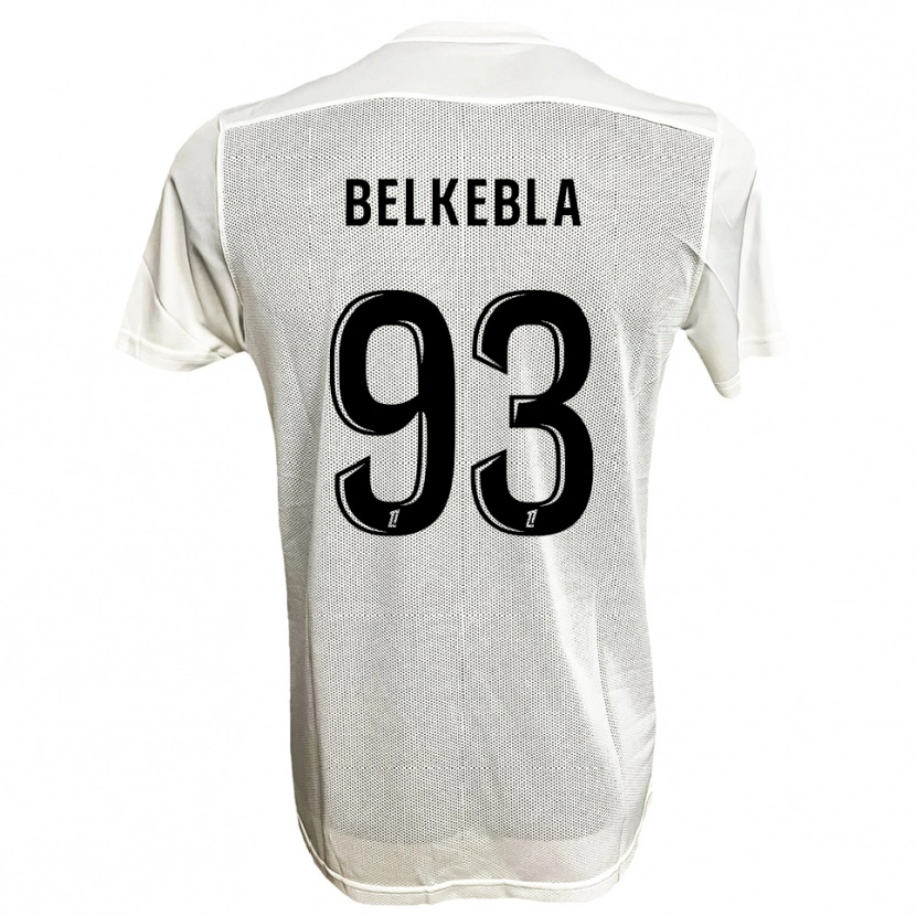 Danxen Herren Haris Belkebla #93 Schwarz Weiß Auswärtstrikot Trikot 2025/26 T-Shirt Österreich